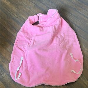 Dog 🐕 and Pink Fleece Wearable Blanket Cape